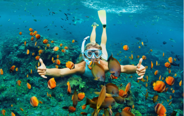 Snorkeling at Misali Island